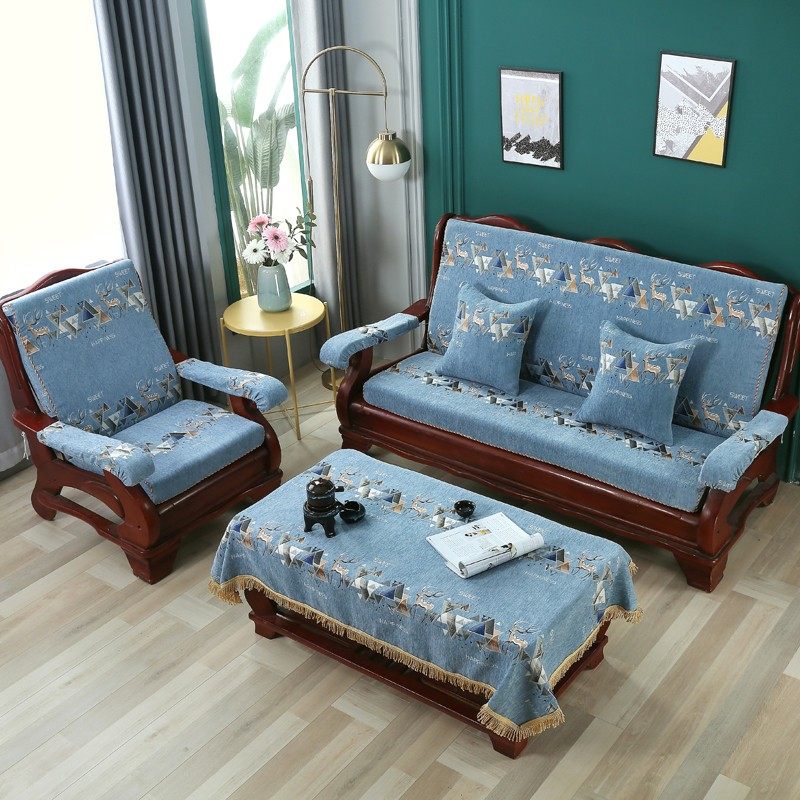 实木沙发垫带靠背中式红木质木头沙发坐垫加厚海绵春秋椅垫子防滑,居家布艺,沙发垫,淘宝优惠券,粉丝福利购,淘宝优惠卷