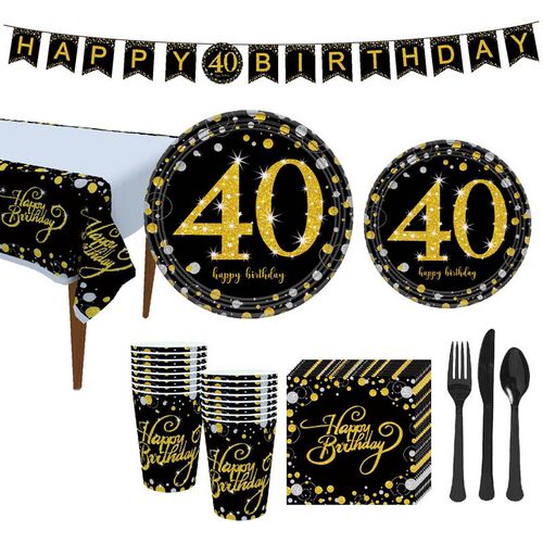 40th Birthday Party Gold Happy Birthday Balloon Foil 40th B