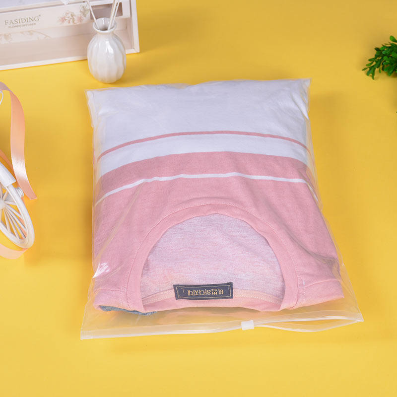 服装拉链袋衣物收纳塑料包装袋pe自封袋50只一包特大号50*70cm批