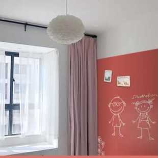 新品 新磁性双层黑板墙家用儿童房装 饰可I擦写墙贴可移除自粘涂鸦