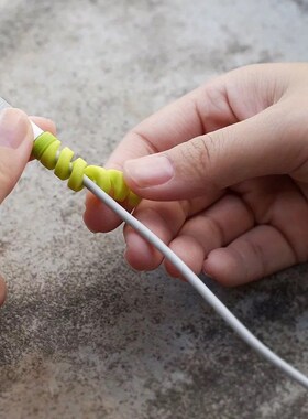 4pcs Spiral Cable Protector Data Line Protector Earphone Ca