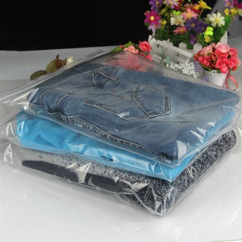 自封袋加厚10号24*4*12丝透明食品包装袋密封塑料袋封口袋收纳袋