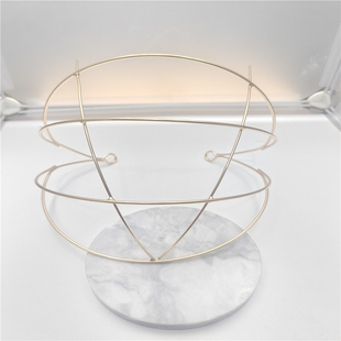 宫廷凤冠骨架 DIY纯铜电泳保色 发冠底座 新娘头饰 大发冠架子