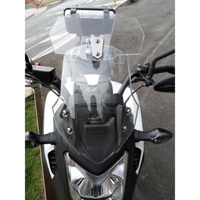 Universal Transparent/Smoky Upper Outer Windshield Motorcycl