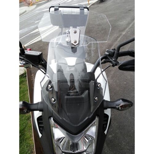 Universal Transparent/Smoky Upper Outer Windshield Motorcycl