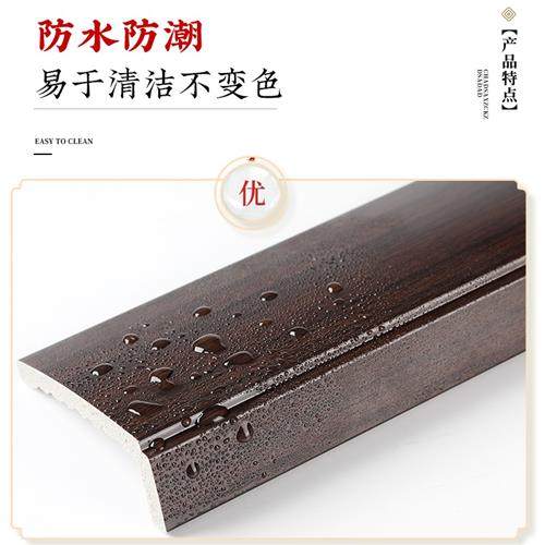 实木线条背景墙压边装饰木条边框中式欧式平板线免漆门套石膏悬吊图片