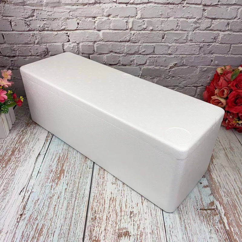 泡沫箱快递保温箱种菜海鲜水果专用冷冻运输长方形冷藏箱萨拉米