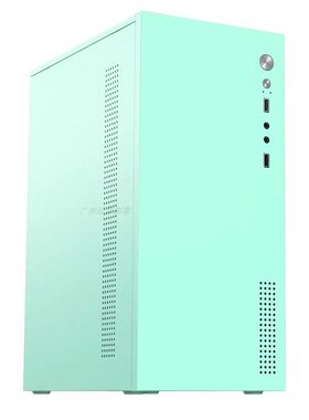 迷你小机箱台式电脑机箱MATX主板办公小型机箱桌面mini白色/粉色