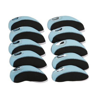 10pcs 13.3cm*5.5cm Golf Club Window Putter Cover Double Colo