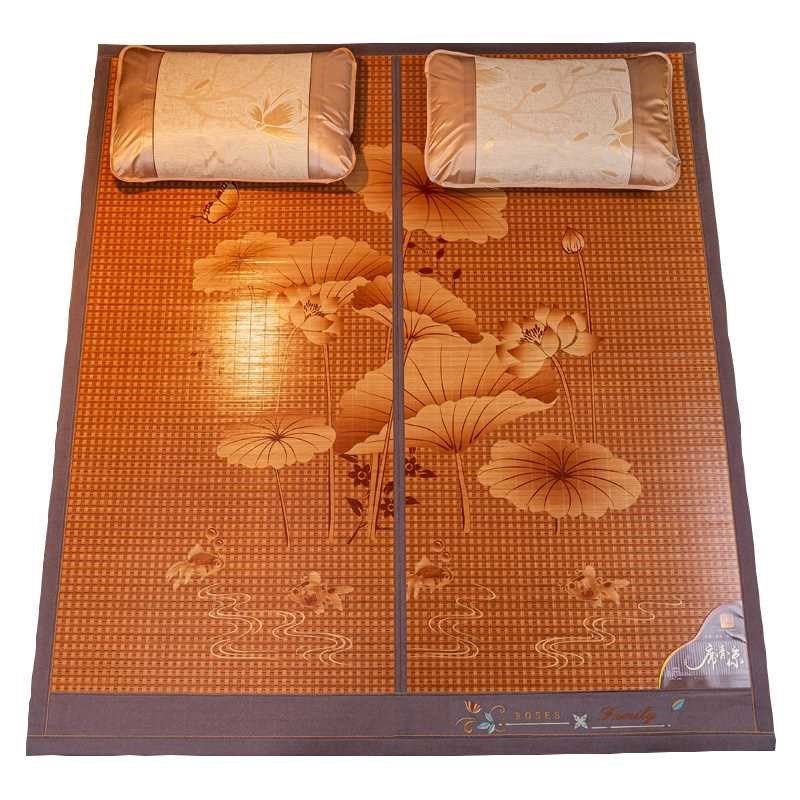 新款凉席竹席单人学生宿舍夏季草席子双人空调席夏天可折叠双面冰,床上用品,竹席,淘宝优惠券,粉丝福利购,淘宝优惠卷