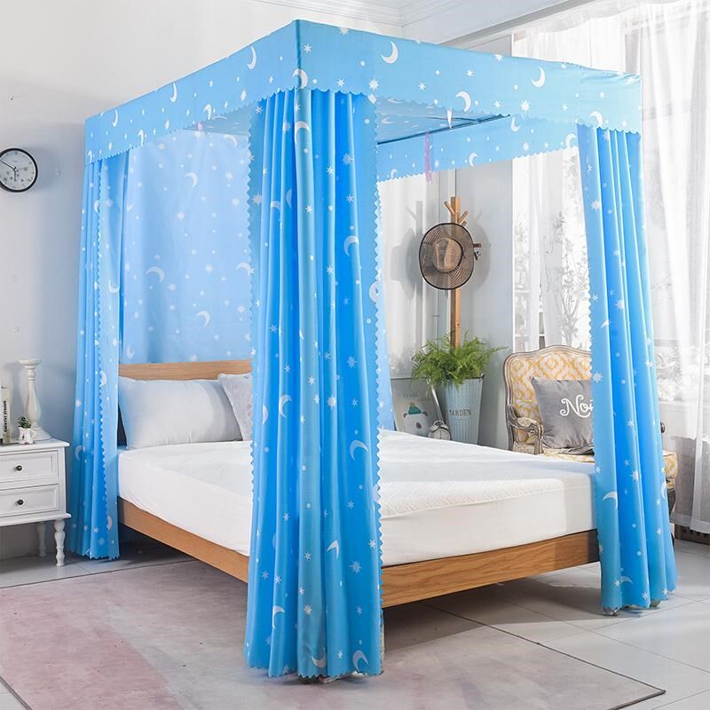 遮光帘家用卧室双人床1.5m1.8米床幔遮光布单人床0.9m布帘全包围,床上用品,床幔,淘宝优惠券,粉丝福利购,淘宝优惠卷