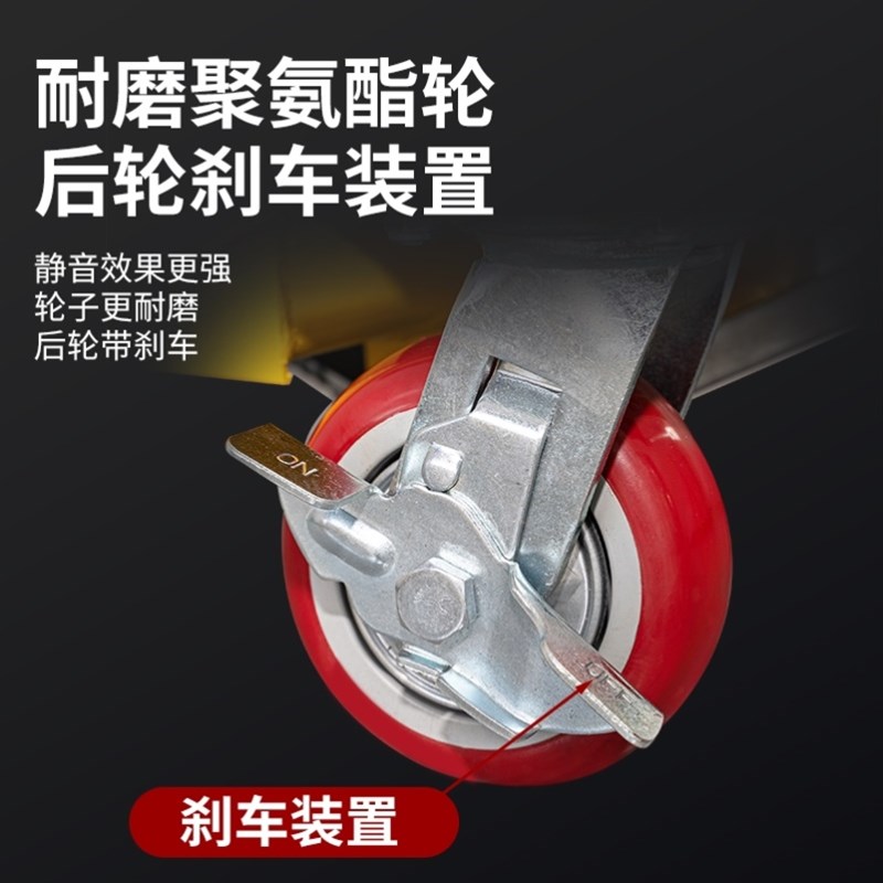 可移动手动液压平台车平板车剪叉式手推小型升降平台移动式升降机