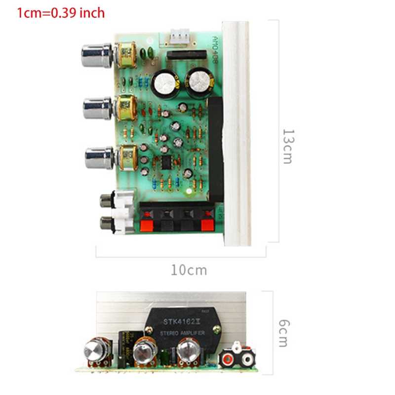 K1KF 50W+50W STK4132 Amplifier Board DX-0408 2.0 Channel