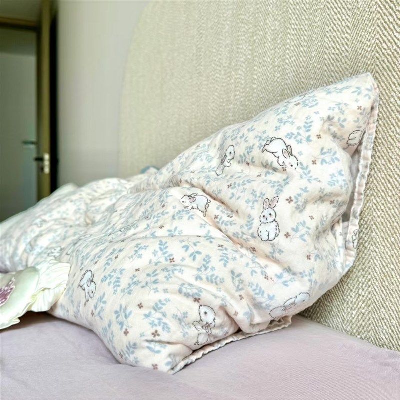 卡通A类母婴级全棉双层纱柔软枕套单品小碎花单人枕头套一对,床上用品,枕套,淘宝优惠券,粉丝福利购,淘宝优惠卷