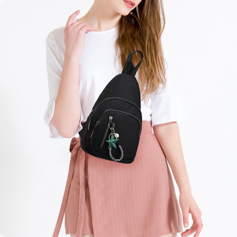 布包女2024新款女式斜挎胸包多口袋双肩包女背包休闲牛津布腰包女,箱包皮具/热销女包/男包,胸包,淘宝优惠券,粉丝福利购,淘宝优惠卷