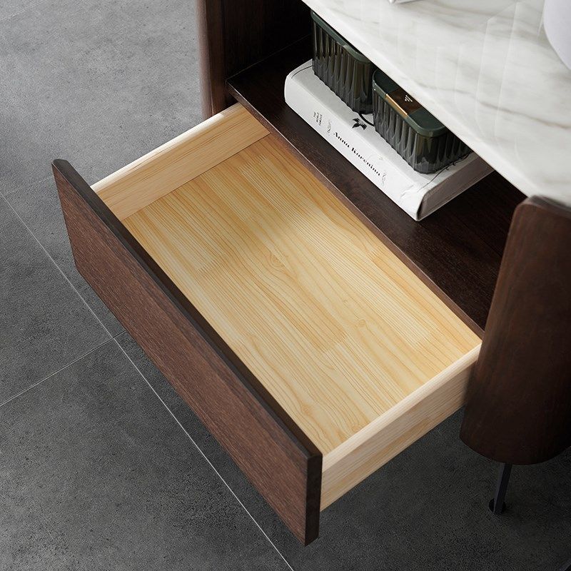 蒙歌利亚 现代简约大理石边几岩板小方几角几客厅沙发侧边柜边柜