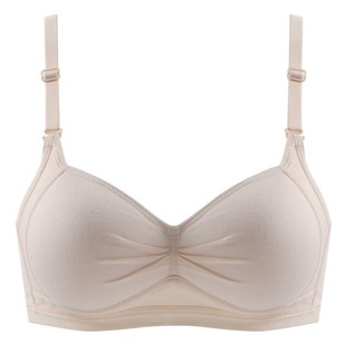 日系薄款内衣女小胸聚拢学生高中少女夏季收副乳防下垂无钢圈文胸