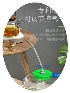 茶台桌透明矿泉水茶盘储蓄茶具功夫茶水桶M吧机家用插管纯净小桶