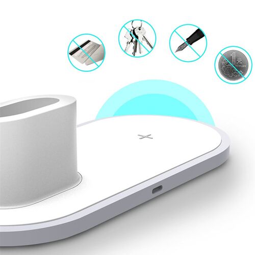 Wireless Charger Dock Station Induction Charger for iPhone A