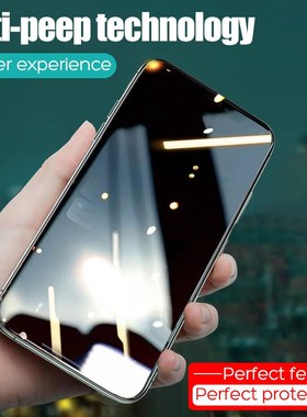 Full Cover Anti Spy Peep Privacy Screen Protector For iPhone