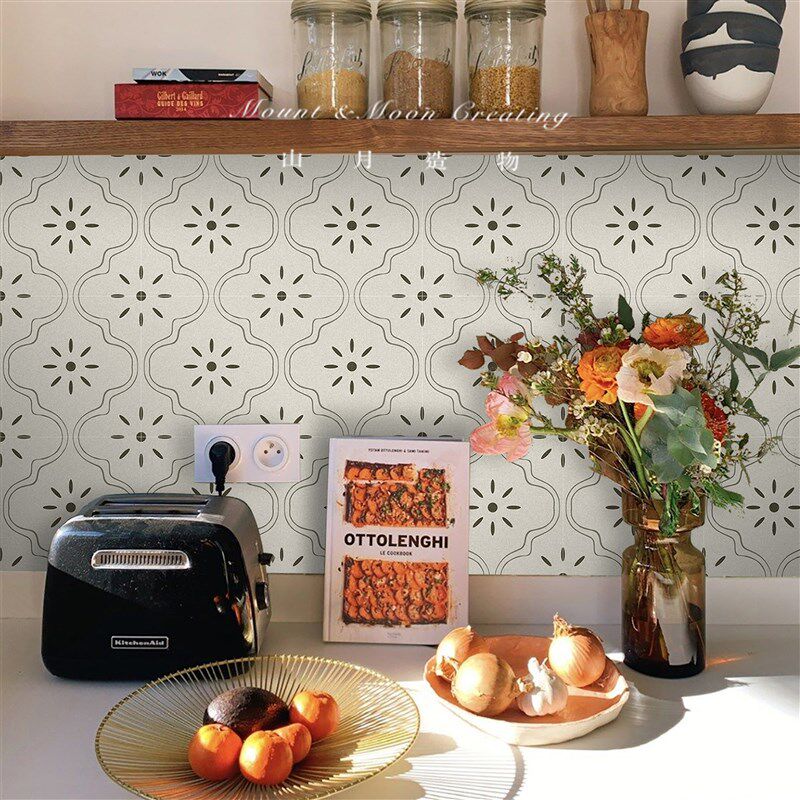 pvc自粘地板贴纸地垫胶革仿瓷砖小方块厨房翻新改造耐磨防水墙贴,家居饰品,地贴,淘宝优惠券,粉丝福利购,淘宝优惠卷