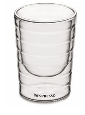 Caneca hand blown Double Wall Glass cup canecas Nespresso co