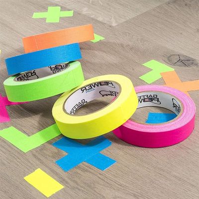 6pcs/Set Fluorescent Tape UV Reactive Glow In The Dark Tape