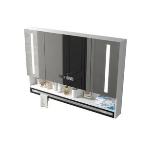 浴室镜柜挂墙式带背光灯防雾卫生间镜子置物架单独收纳一配件逸珥