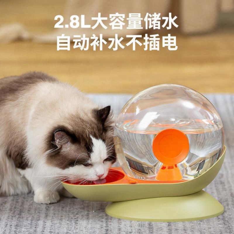 猫饮水猫咪饮水器自动饮水机出水流动不J插电宠物水不湿嘴水盆水