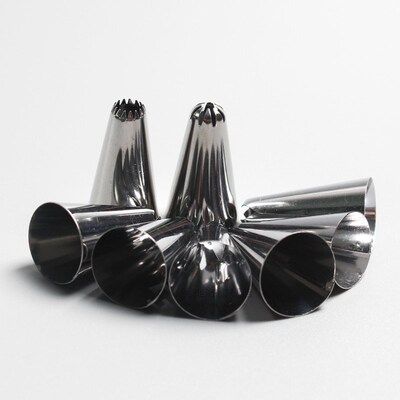 10 PCS/Set Silicone Pastry Bag Tips Kitchen DIY Icing Piping