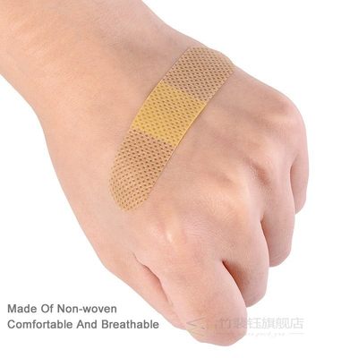 推荐100Pcs/Box Breathable Band-Aids Non-woven Bandages First