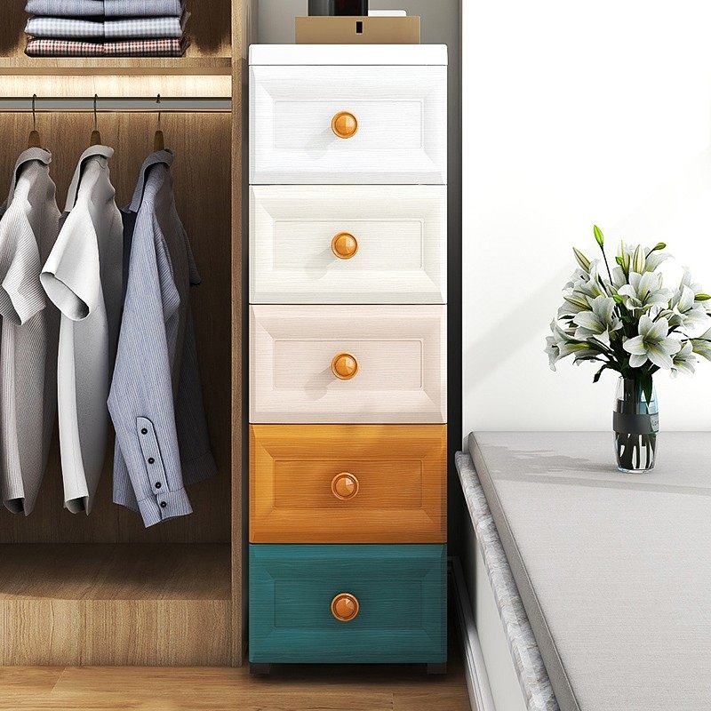 20/25/30cm卫生间夹缝收纳柜抽屉式塑料储物柜子厨房缝隙柜置物架,收纳整理,收纳柜,淘宝优惠券,粉丝福利购,淘宝优惠卷