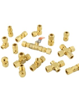 4快拧DKPT6-1 6-2 DKLPT8-1 8-2 10-3弯管连接件铜管接头12