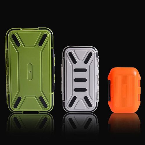 Double Layer Hard Plastic Fishing Box  Bait or Sinker Lure F