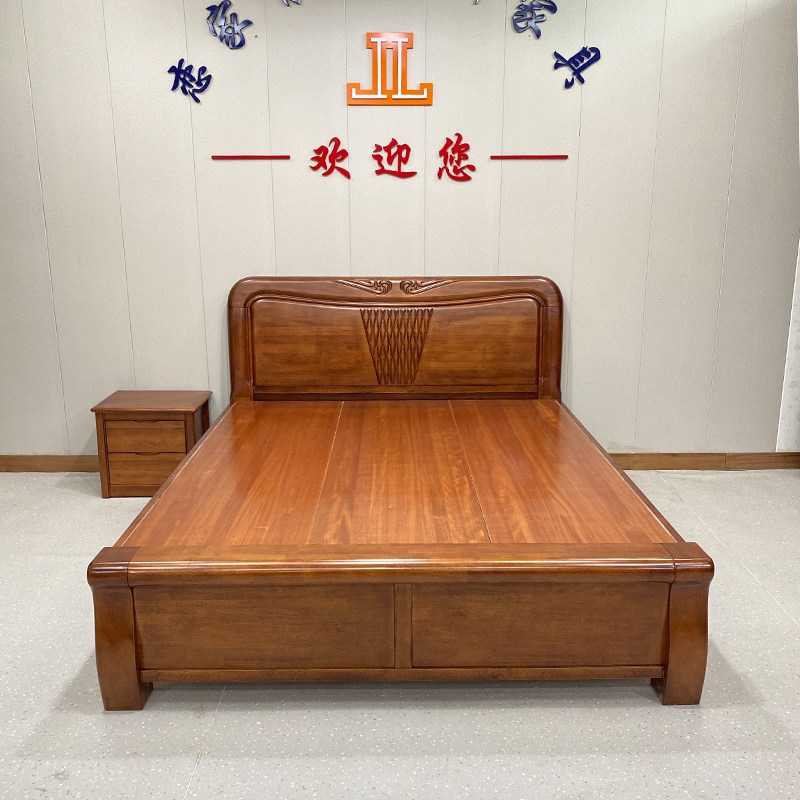 5m单人金丝檀木工厂直销床