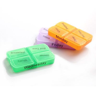 7 Days container tablet Weekly diet pills box Medicine Stor