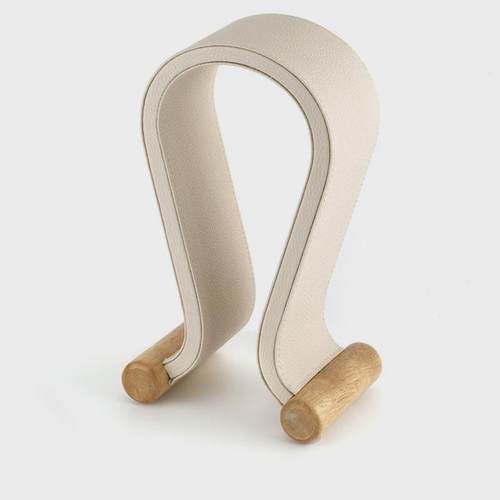 胡桃木皮质耳机架展示架电脑游戏头戴式耳机支架配件电竞耳麦挂架