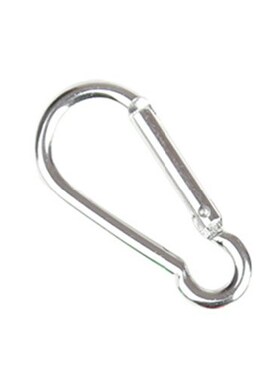 10 Pcs multi color Metal Aluminum Climbing Carabiner Hook  S