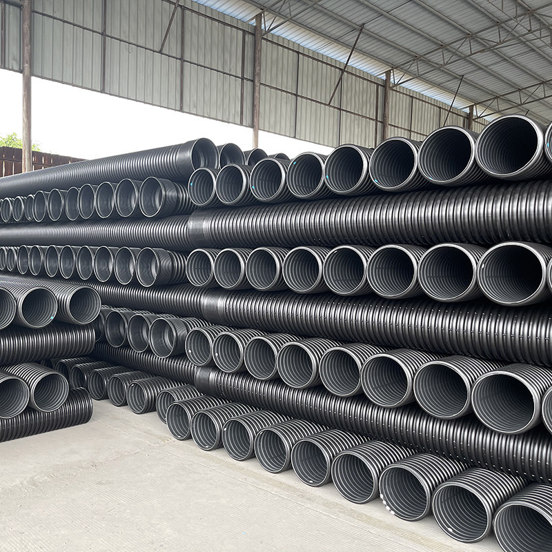 直销新品联塑hdpe双壁r波纹管下水管 联塑波纹管市政排水管排污管