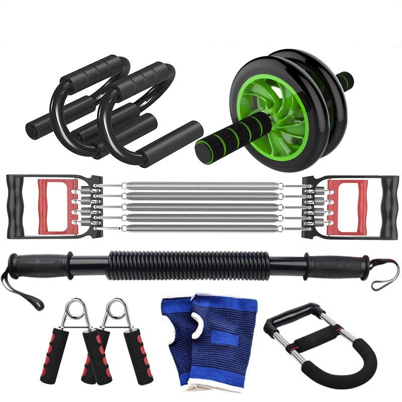 健身器材套装拉力器臂力器健腹轮家用训练男运动锻炼臂力棒握力器,运动/瑜伽/健身/球迷用品,臂力器,淘宝优惠券,粉丝福利购,淘宝优惠卷