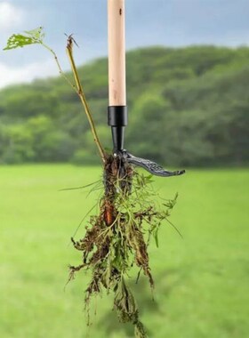 站立式园林拔草神器懒人脚踏式拔草器野草秸秆提根除草挖草起根器
