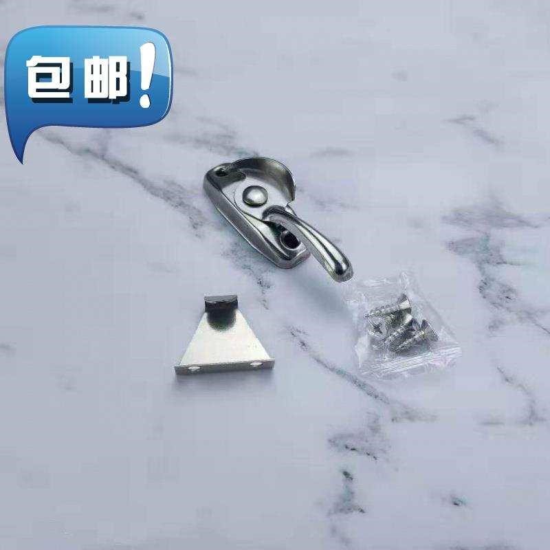 老式不锈f钢月牙锁窗锁塑钢窗锁扣推拉移门窗配件铝合金门窗月牙