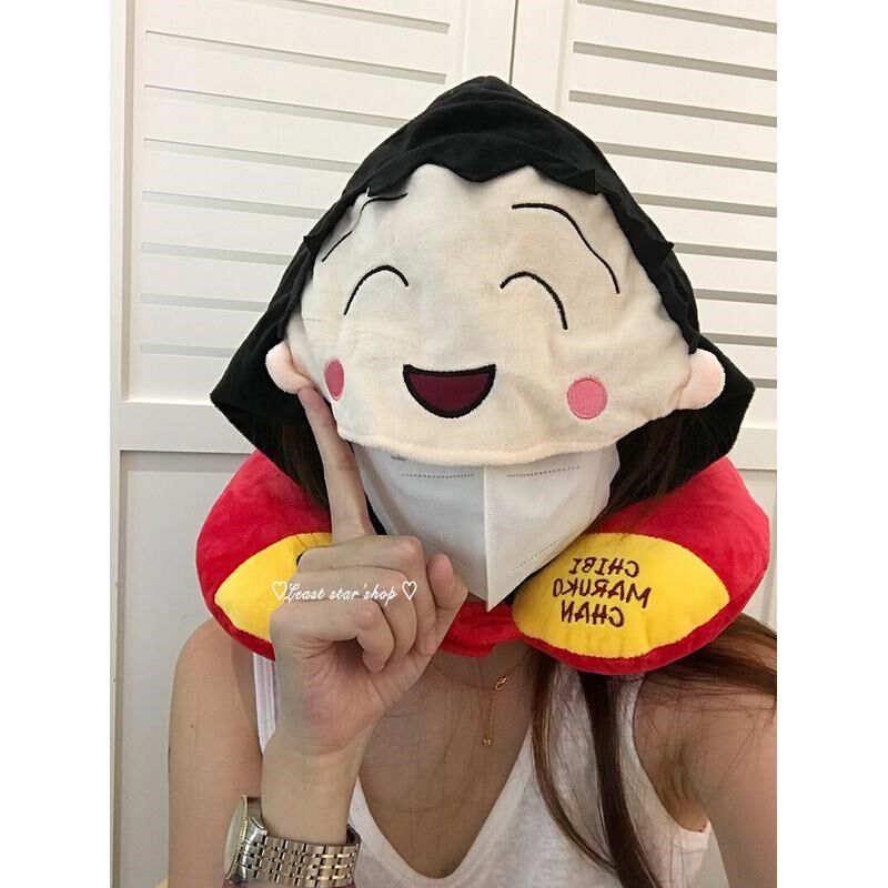 可爱卡通小丑鱼u型枕女生旅行护颈u枕坐车靠枕颈枕便携午睡枕新款