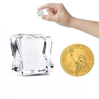 速发50Pcs Fake Ice Cubes Reusable Artificial Acrylic Crystal