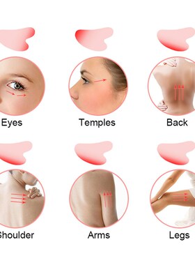 Face Massage Jade Roller Rose Quartz Natural Stone Crystal S