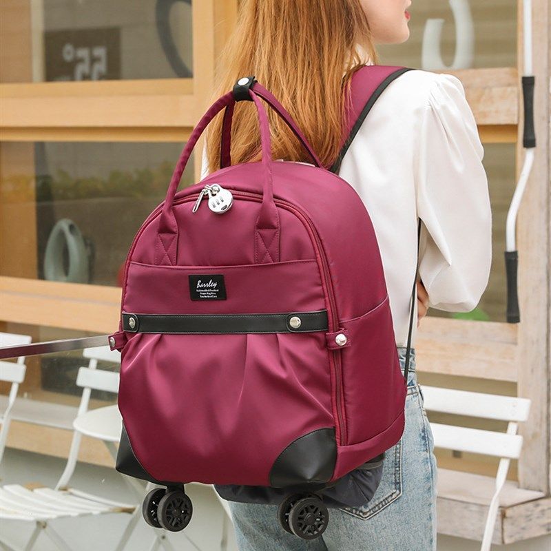 拉杆背包双肩旅行袋女男手提旅游出差包超大容量多功能登机行李袋,箱包皮具/热销女包/男包,旅行袋,淘宝优惠券,粉丝福利购,淘宝优惠卷