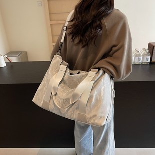 旅行包女大容量手提行李包短途行旅包防水行李袋旅游收纳袋运动包