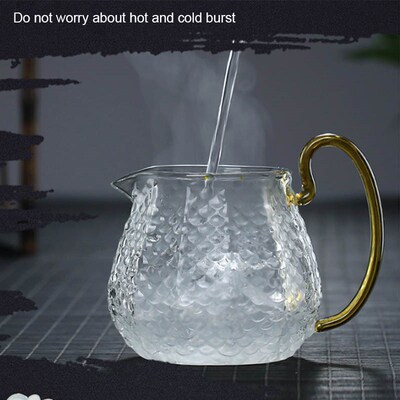 Glass Teapot Cup Set Heat Resistant Glass Teapot With Tea In