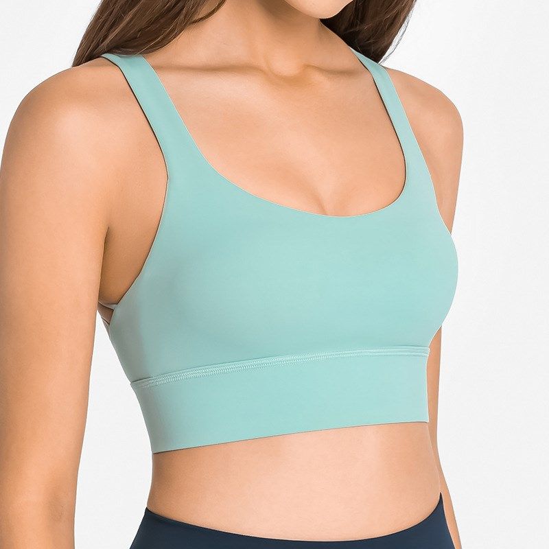 2024新款健身运动内衣女下摆加宽交叉美背聚拢防震运动健身文胸,运动/瑜伽/健身/球迷用品,瑜伽内衣,淘宝优惠券,粉丝福利购,淘宝优惠卷