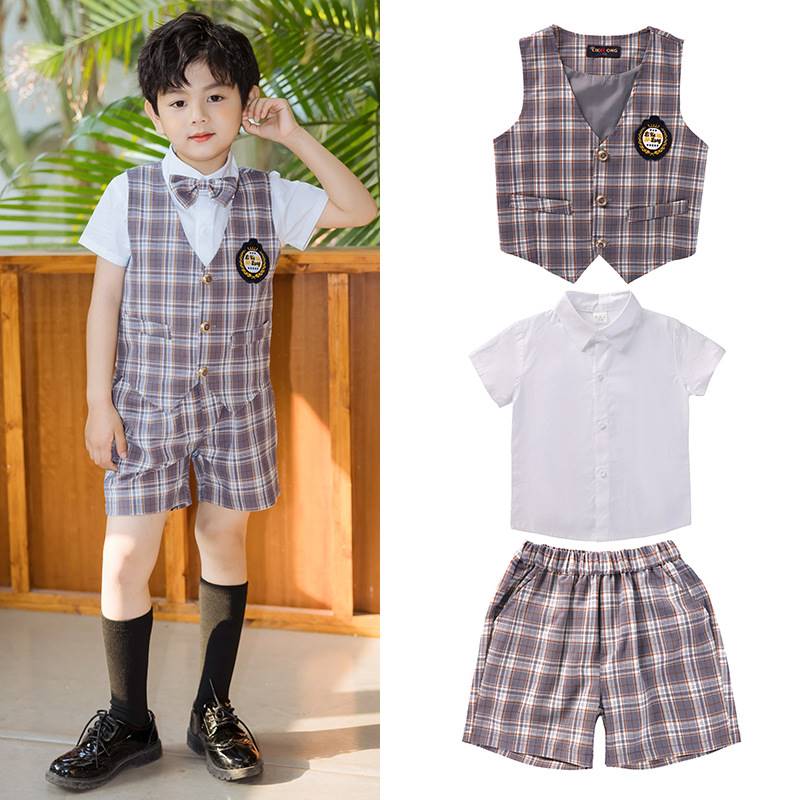 极速School uniforms, primary school students, summer clothin 童装/婴儿装/亲子装 校服/园服 原图主图